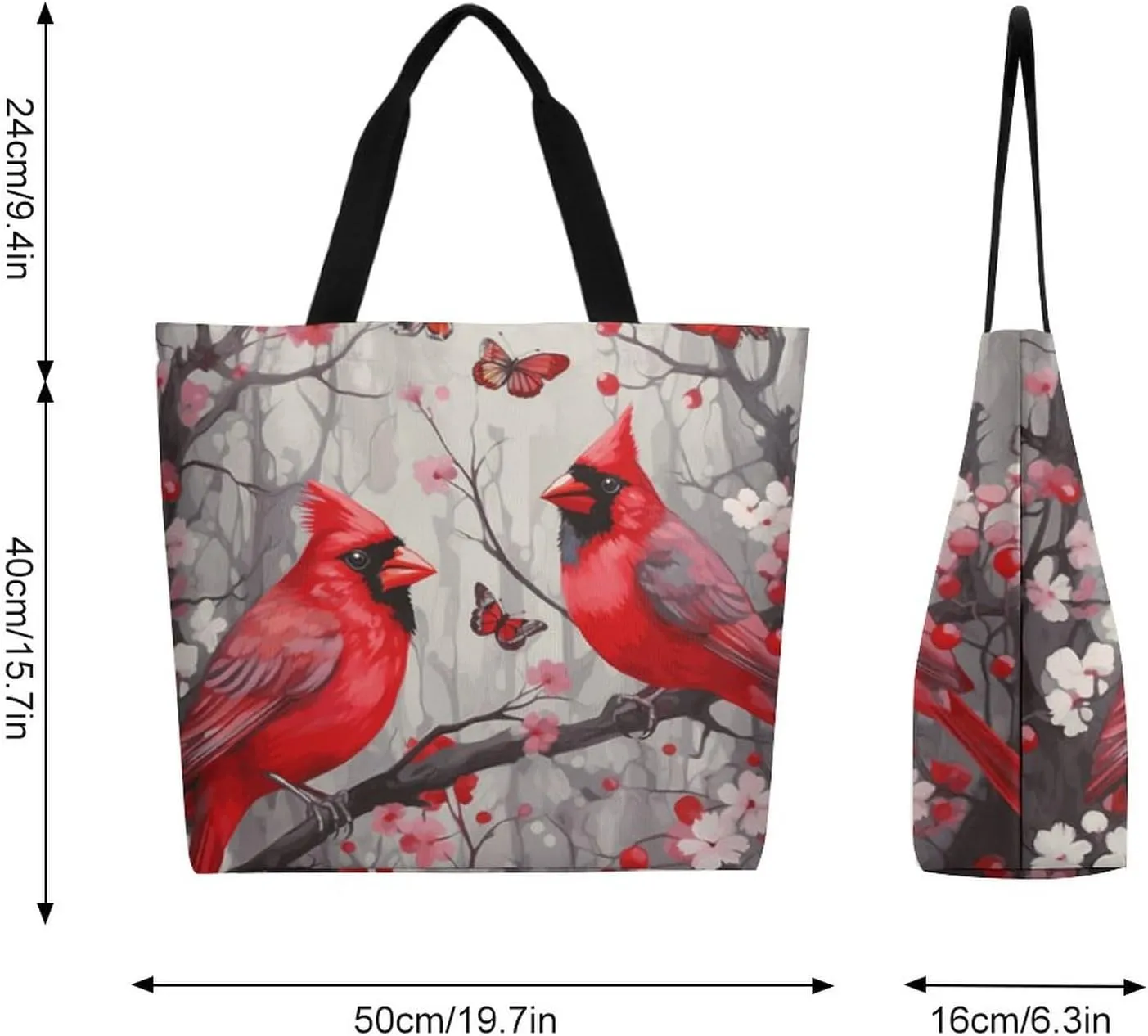 Canvas Tote Bag Large Women Casual Shoulder Bag Handbag Reusable Beach Shopping Grocery Bag For Outdoors