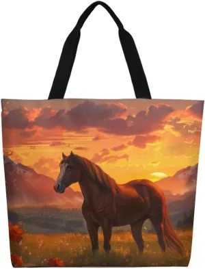 Canvas Tote Bag Large Women Casual Shoulder Bag Handbag Reusable Beach Shopping Grocery Bag For Outdoors