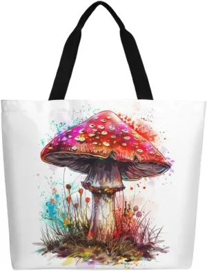 Canvas Tote Bag Large Women Casual Shoulder Bag Handbag Reusable Beach Shopping Grocery Bag For Outdoors