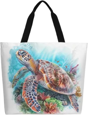 Canvas Tote Bag Large Women Casual Shoulder Bag Handbag Reusable Beach Shopping Grocery Bag For Outdoors