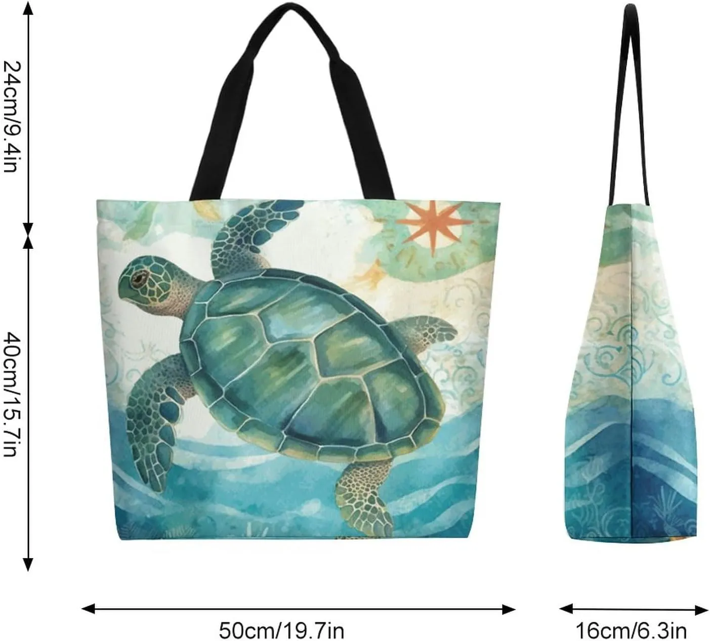 Canvas Tote Bag Large Women Casual Shoulder Bag Handbag Reusable Beach Shopping Grocery Bag For Outdoors