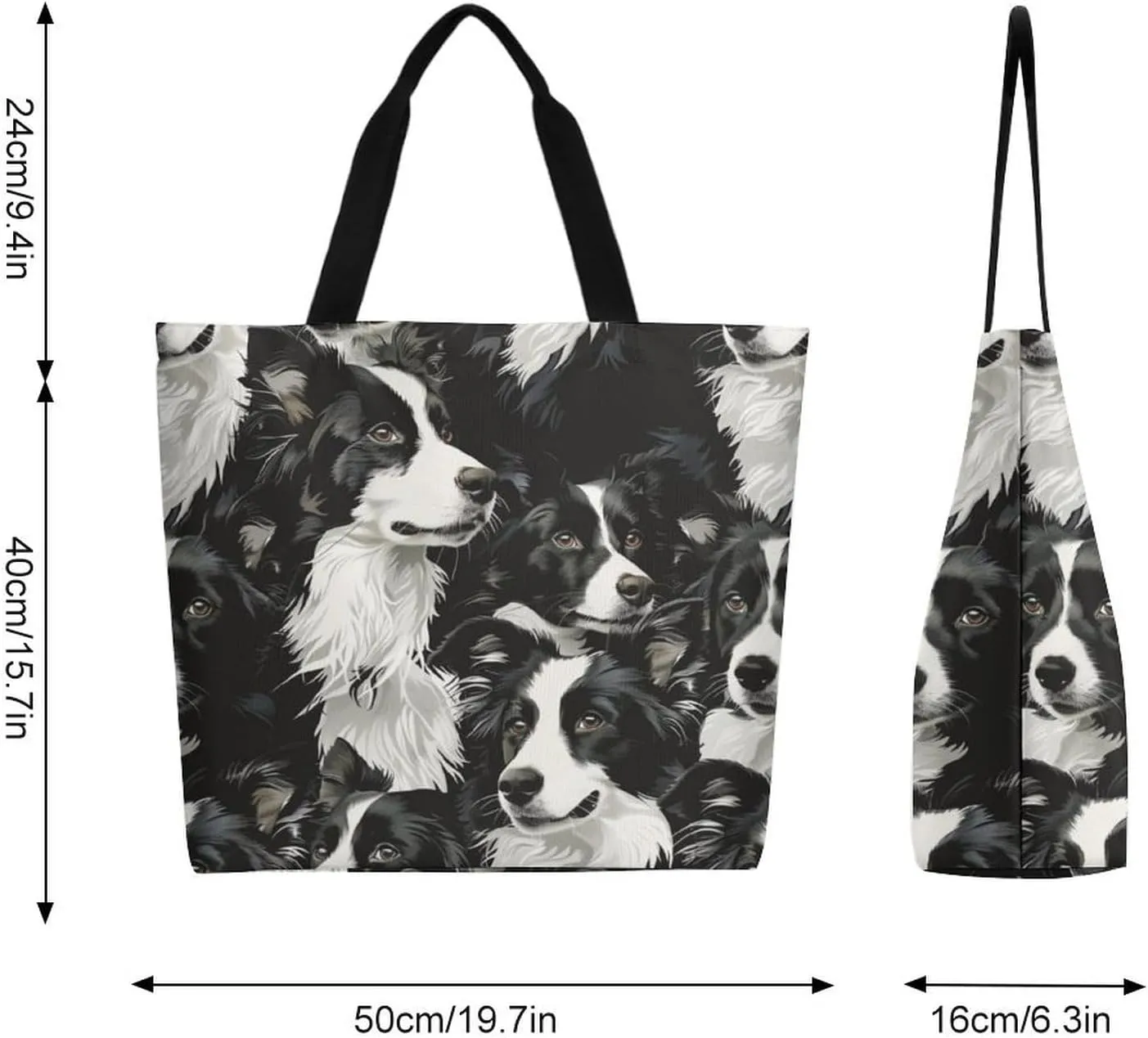 Canvas Tote Bag Large Women Casual Shoulder Bag Handbag Reusable Beach Shopping Grocery Bag For Outdoors