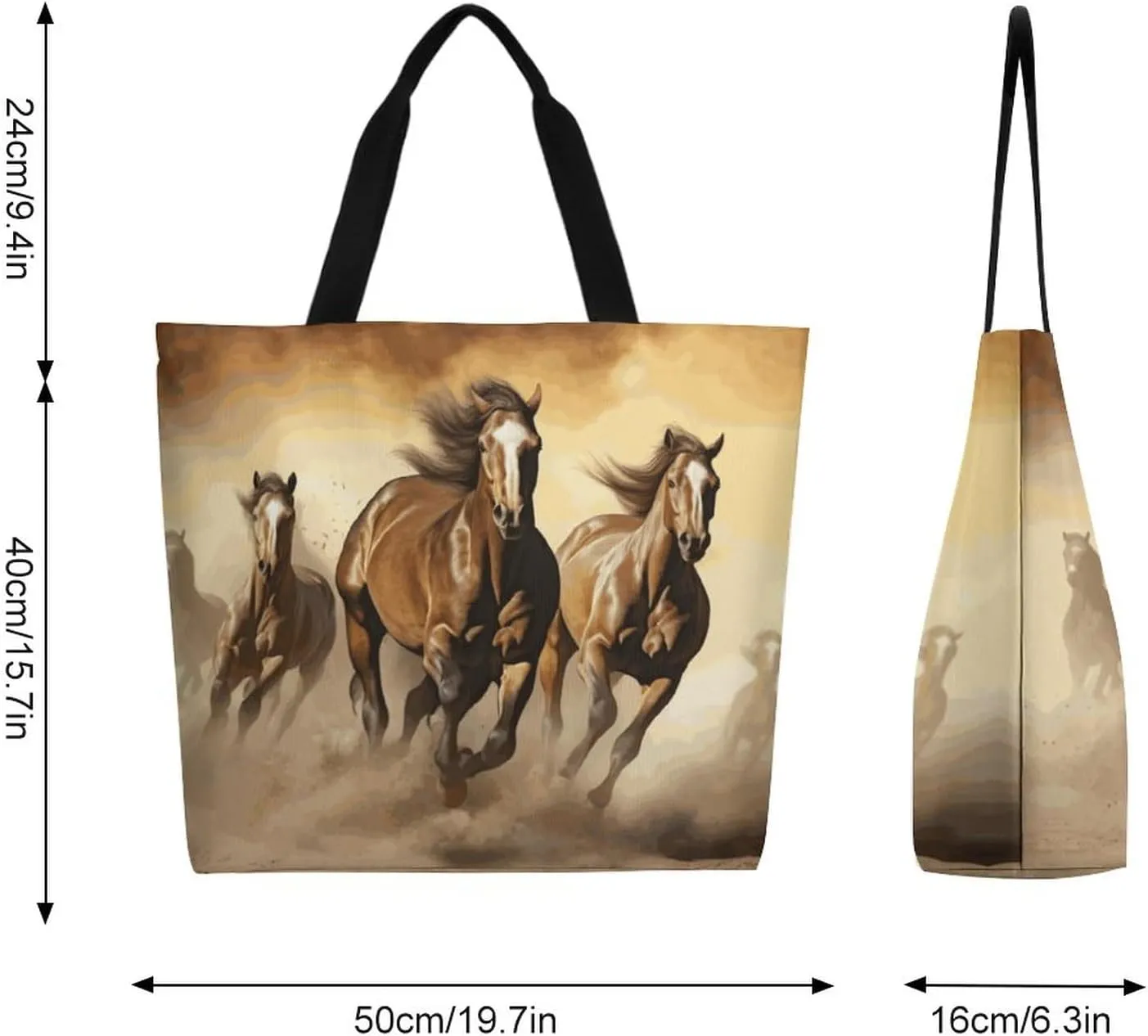 Canvas Tote Bag Large Women Casual Shoulder Bag Handbag Reusable Beach Shopping Grocery Bag For Outdoors