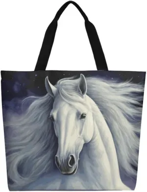 Canvas Tote Bag Large Women Casual Shoulder Bag Handbag Reusable Beach Shopping Grocery Bag For Outdoors