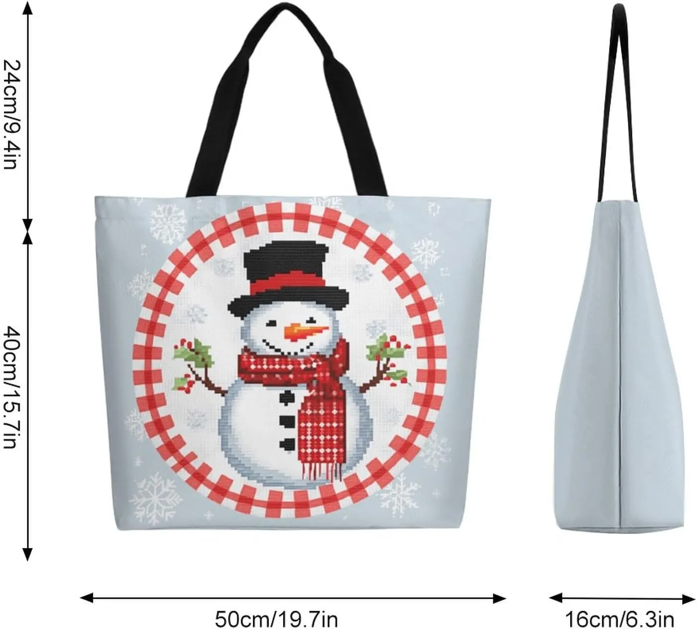 Canvas Tote Bag Large Women Casual Shoulder Bag Handbag Reusable Beach Shopping Grocery Bag For Outdoors