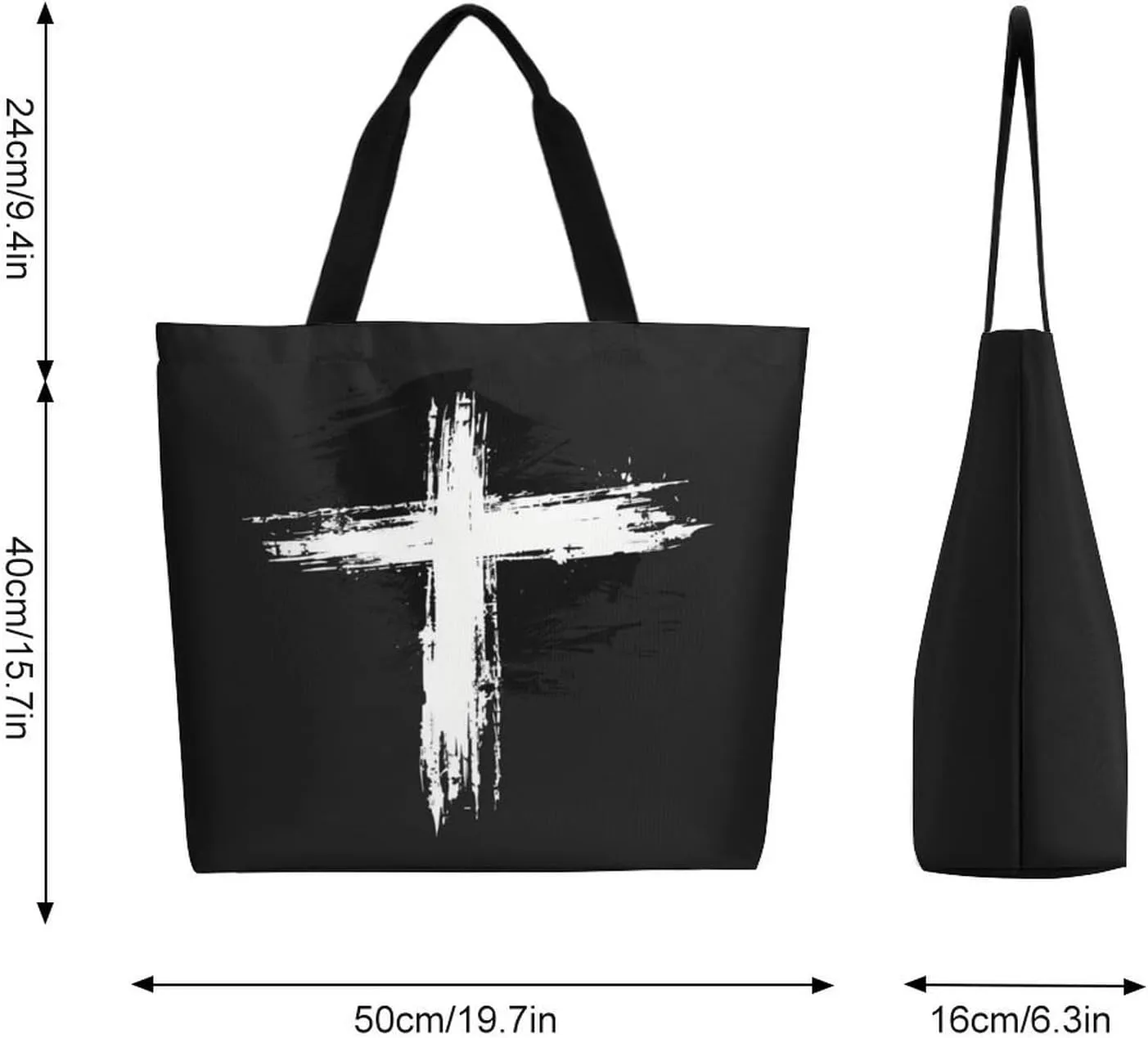 Canvas Tote Bag Large Women Casual Shoulder Bag Handbag Reusable Beach Shopping Grocery Bag For Outdoors
