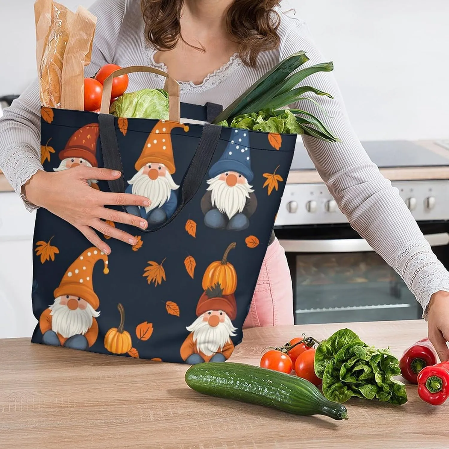 Canvas Tote Bag Large Women Casual Shoulder Bag Handbag Reusable Beach Shopping Grocery Bag For Outdoors