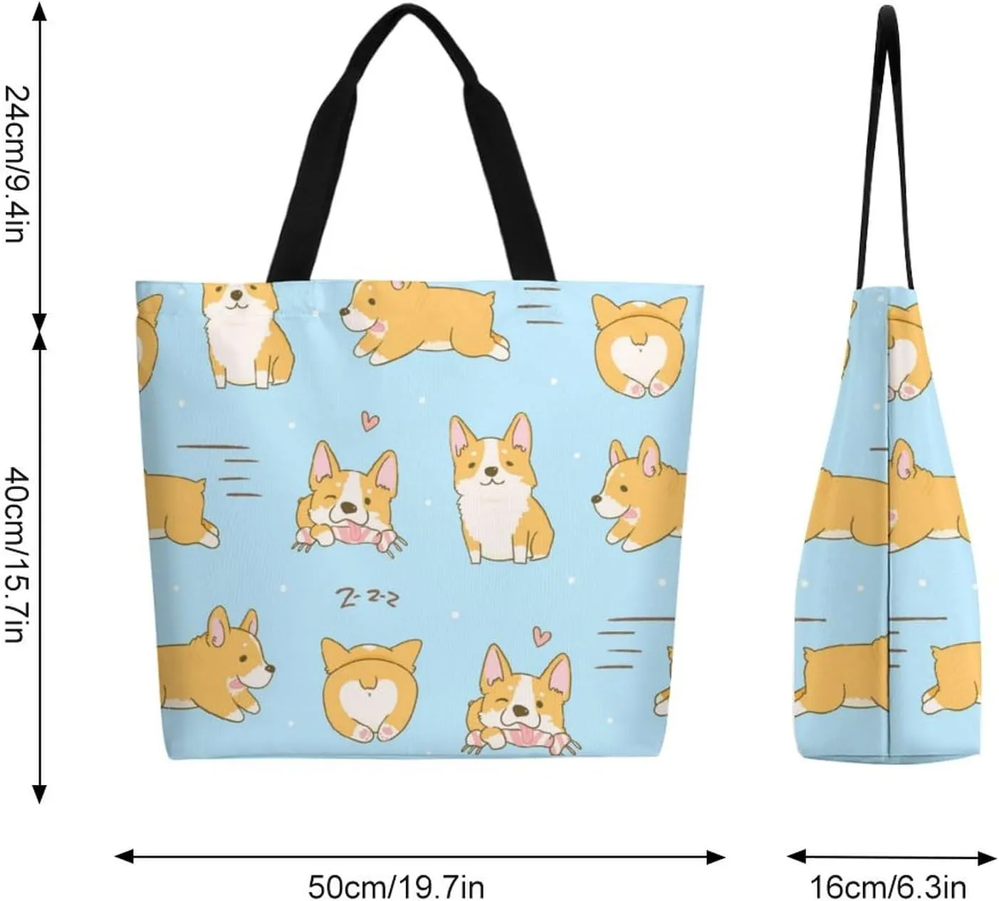 Canvas Tote Bag Large Women Casual Shoulder Bag Handbag Reusable Beach Shopping Grocery Bag For Outdoors