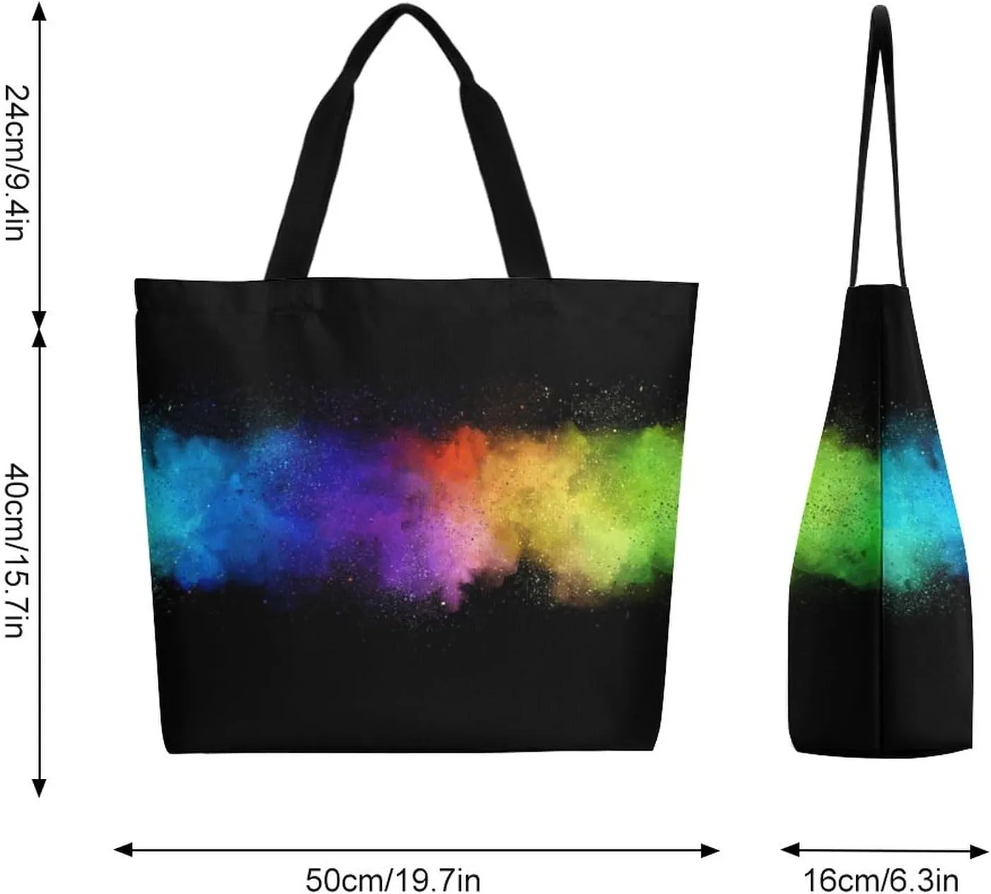 Canvas Tote Bag Large Women Casual Shoulder Bag Handbag Reusable Beach Shopping Grocery Bag For Outdoors