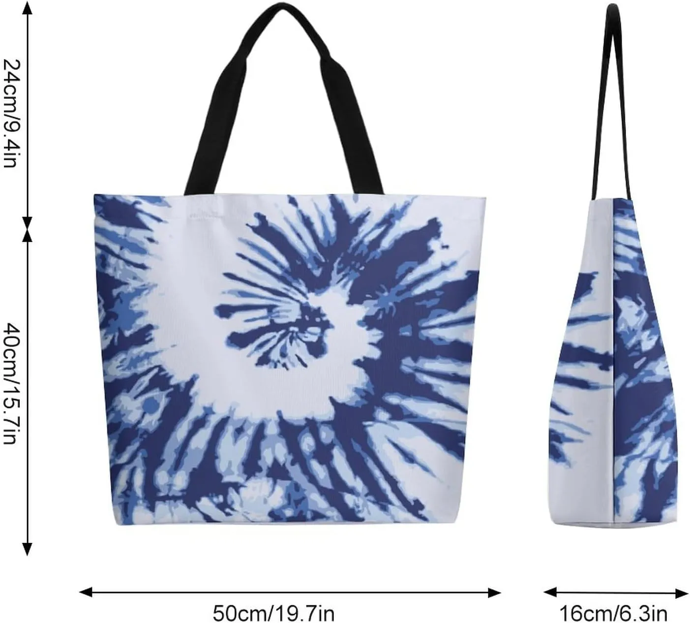 Canvas Tote Bag Large Women Casual Shoulder Bag Handbag Reusable Beach Shopping Grocery Bag For Outdoors