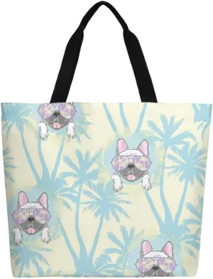 Canvas Tote Bag Large Women Casual Shoulder Bag Handbag Reusable Beach Shopping Grocery Bag For Outdoors