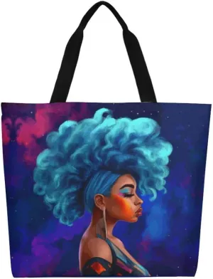 Canvas Tote Bag Large Women Casual Shoulder Bag Handbag Reusable Beach Shopping Grocery Bag For Outdoors