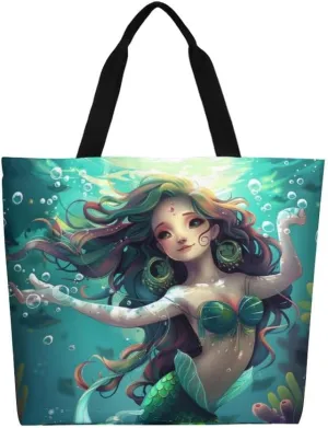 Canvas Tote Bag Large Women Casual Shoulder Bag Handbag Reusable Beach Shopping Grocery Bag For Outdoors