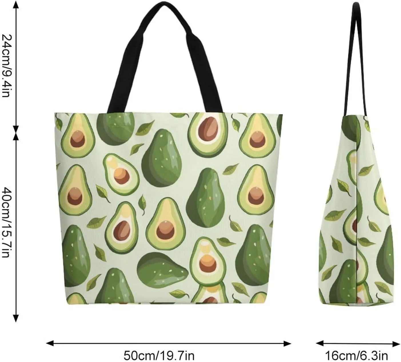 Canvas Tote Bag Large Women Casual Shoulder Bag Handbag Reusable Beach Shopping Grocery Bag For Outdoors