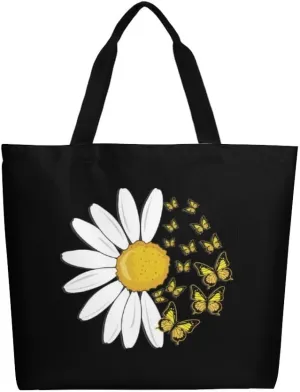 Canvas Tote Bag Large Women Casual Shoulder Bag Handbag Reusable Beach Shopping Grocery Bag For Outdoors