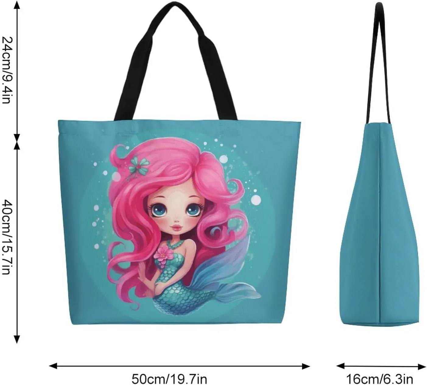 Canvas Tote Bag Large Women Casual Shoulder Bag Handbag Reusable Beach Shopping Grocery Bag For Outdoors
