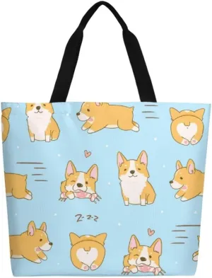 Canvas Tote Bag Large Women Casual Shoulder Bag Handbag Reusable Beach Shopping Grocery Bag For Outdoors