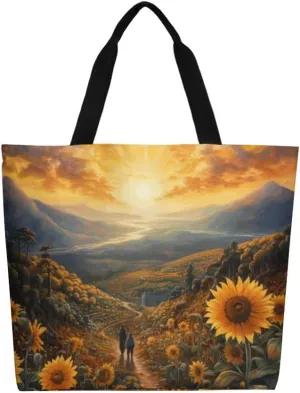 Canvas Tote Bag Large Women Casual Shoulder Bag Handbag Reusable Beach Shopping Grocery Bag For Outdoors