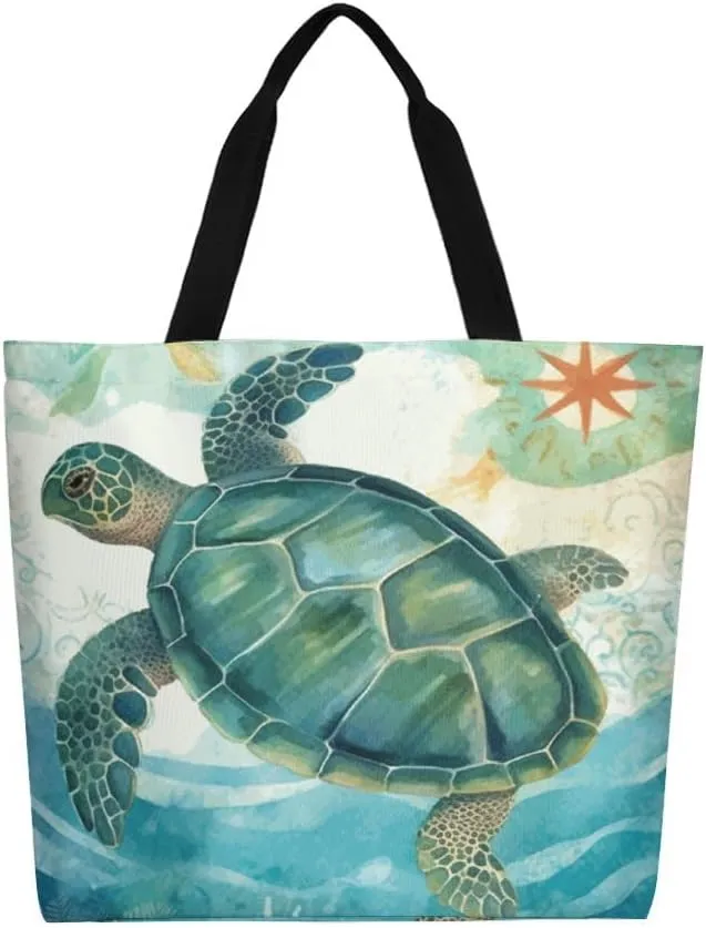 Canvas Tote Bag Large Women Casual Shoulder Bag Handbag Reusable Beach Shopping Grocery Bag For Outdoors