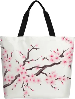 Canvas Tote Bag Large Women Casual Shoulder Bag Handbag Reusable Beach Shopping Grocery Bag For Outdoors