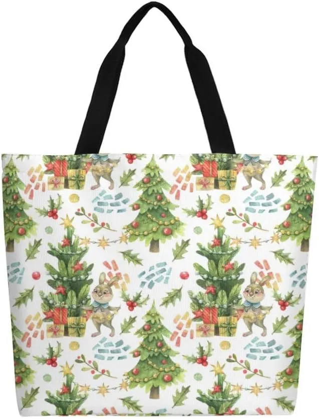 Canvas Tote Bag Large Women Casual Shoulder Bag Handbag Reusable Beach Shopping Grocery Bag For Outdoors