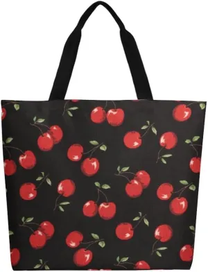 Canvas Tote Bag - Large Women's Casual Shoulder Handbag - Reusable Beach & Shopping Grocery Bag for Outdoors