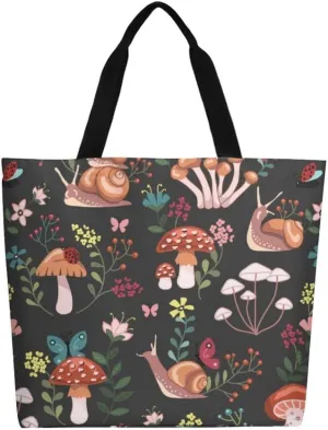 Canvas Tote Bag - Large Women's Casual Shoulder Handbag - Reusable Beach & Shopping Grocery Bag for Outdoors
