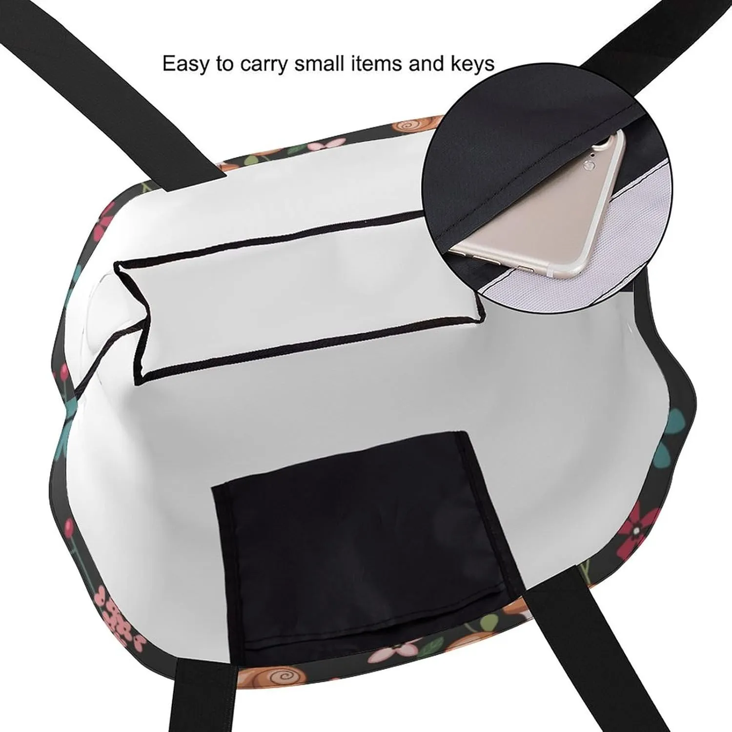 Canvas Tote Bag - Large Women's Casual Shoulder Handbag - Reusable Beach & Shopping Grocery Bag for Outdoors