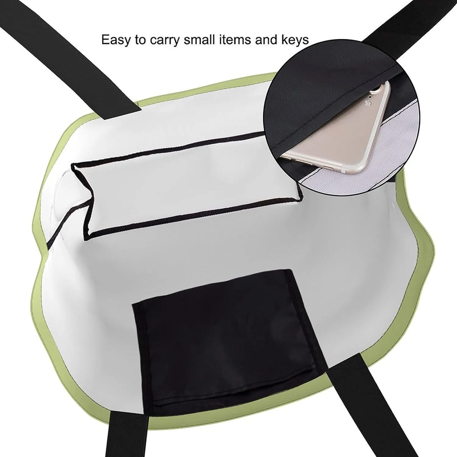 Canvas Tote Bag - Large Women's Casual Shoulder Handbag - Reusable Beach Shopping Grocery Bag for Outdoors