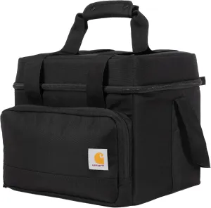 Carhartt Insulated Two Compartment Cooler, Durable Water Repellent Material W/Front Zippered Pocket for Camping, Beach & Travel