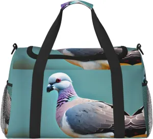 cartoon pigeon 4 Print Everyday Use Travel Duffle Bag Large Capacity Travel Bag Stylish Functional Bag