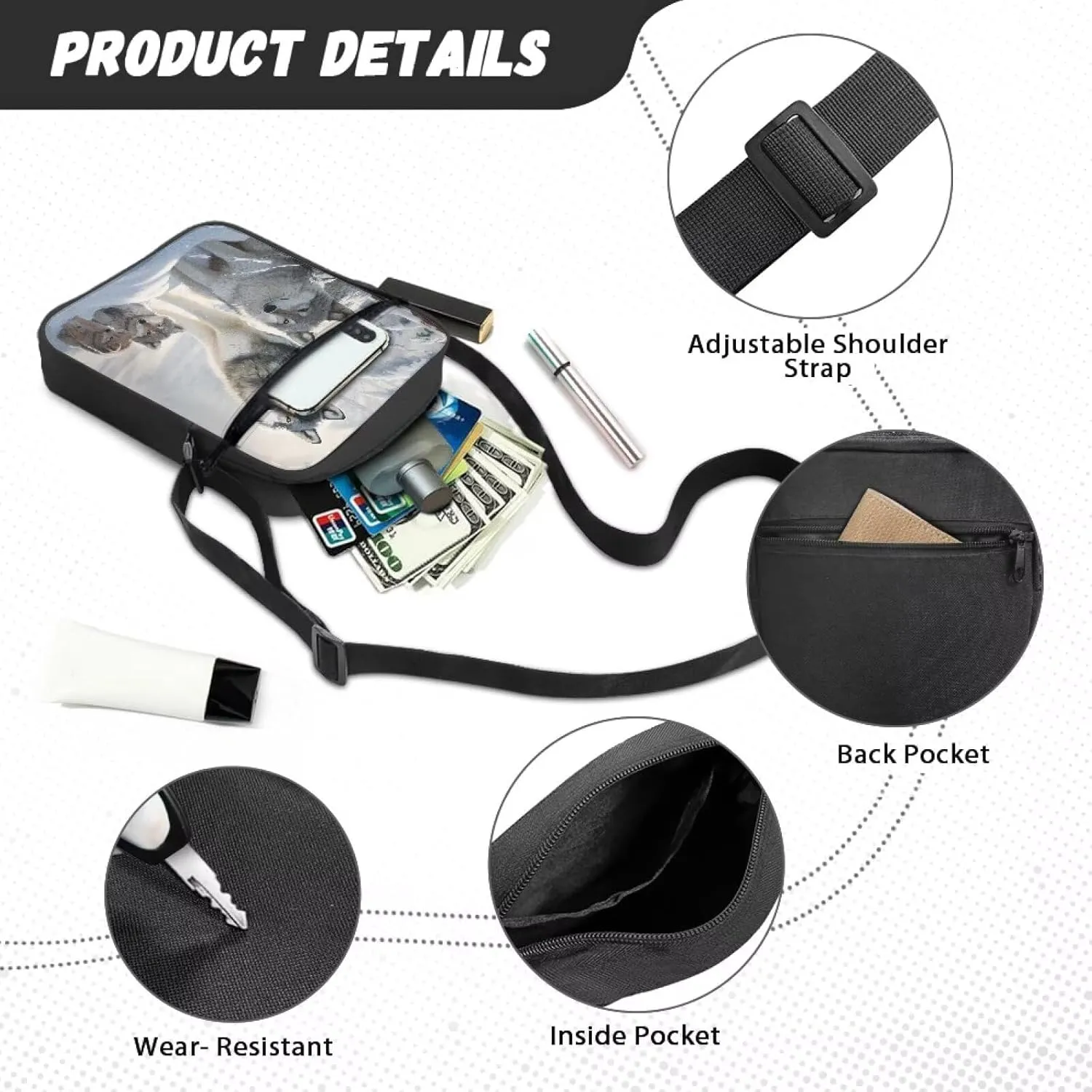 Cell Phone Purse Crossbody Bags for Women Cute Design Cellphone Bag Small Wallet Purses with Strap