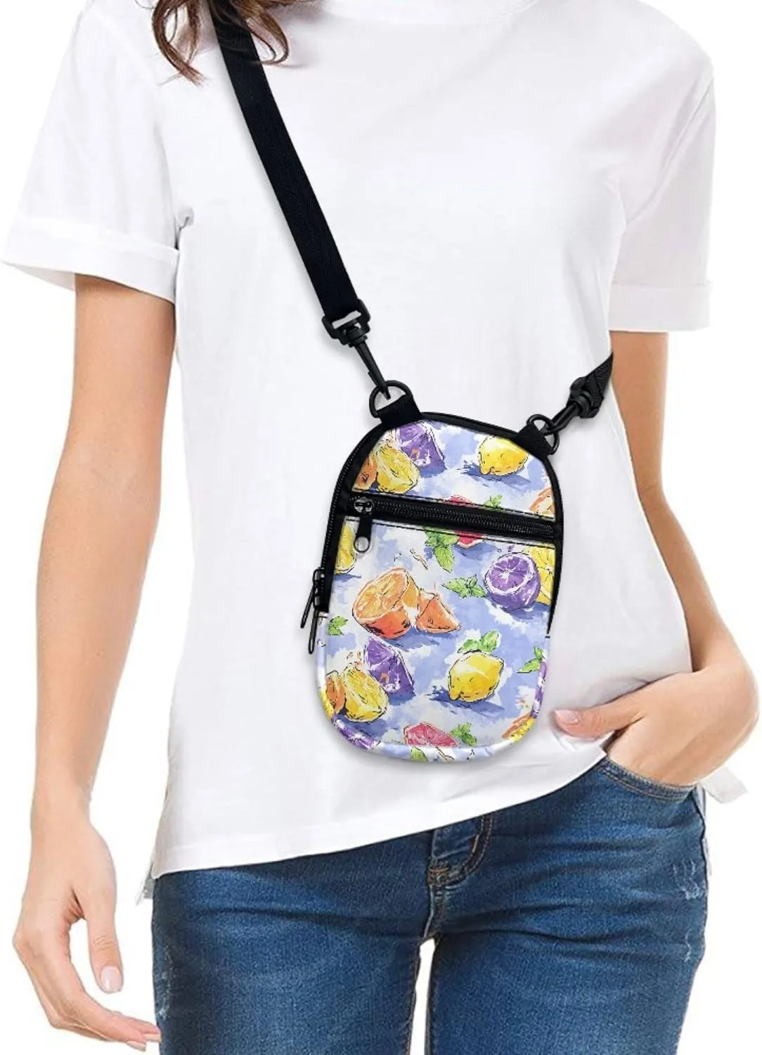 Cellphone Crossbody Purse for Women Small Shoulder Bag Messenger Bags Clutch Tote Bag with Zipper Pockets Stuff