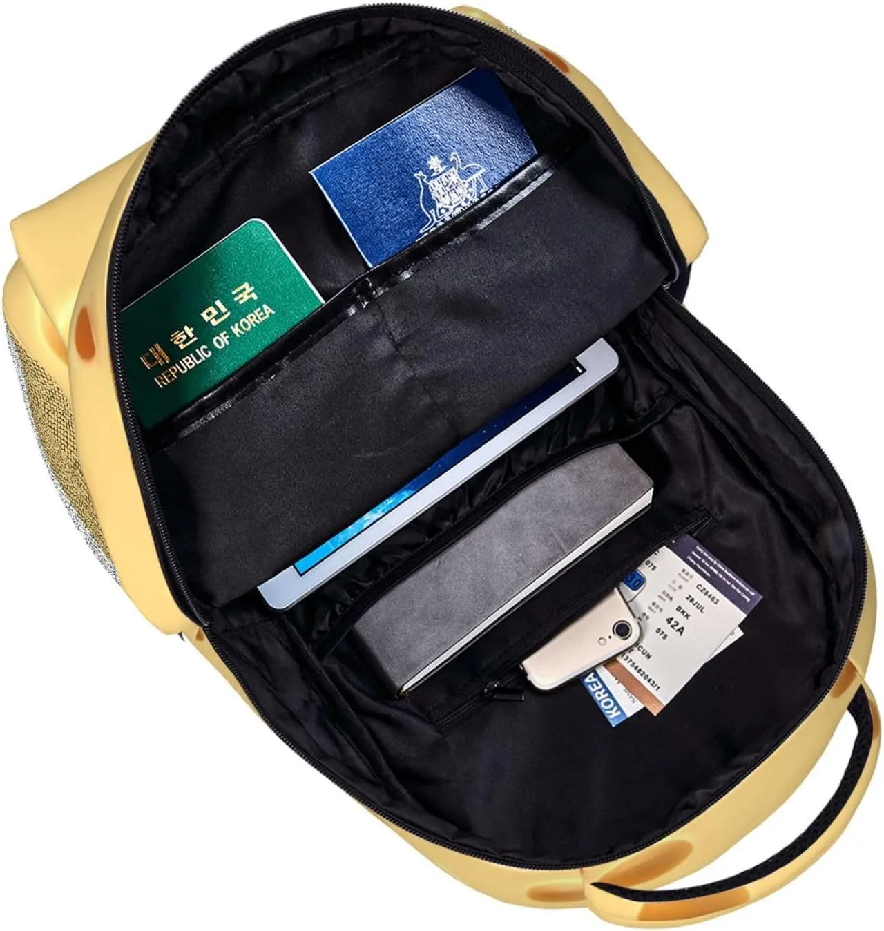 Cheese Backpack Funny Food Laptop Bookbag Travel Daypack Lightweight Durable Bag For Women Men