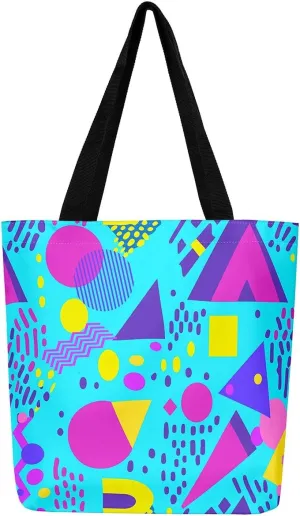 Chemical Equation Canvas Tote Bag for Women,Chemistry Large Capacity Gym Bag Science Students Learning Gift