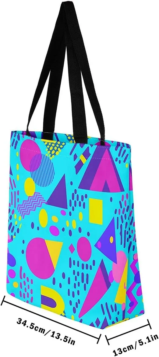 Chemical Equation Canvas Tote Bag for Women,Chemistry Large Capacity Gym Bag Science Students Learning Gift