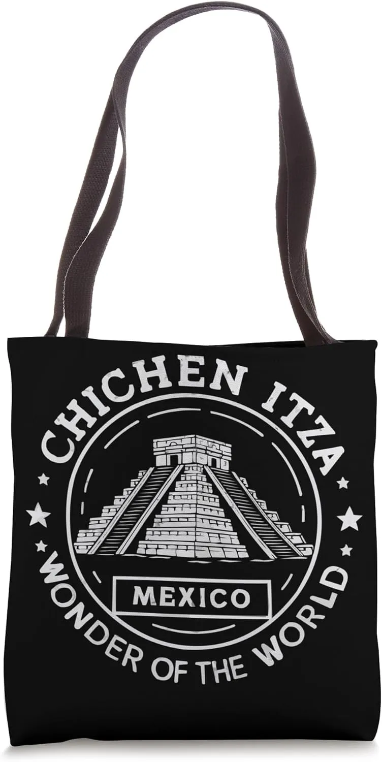 Chichen Itza Maya Civilization Mayan Pyramid Mexico Tote Bag