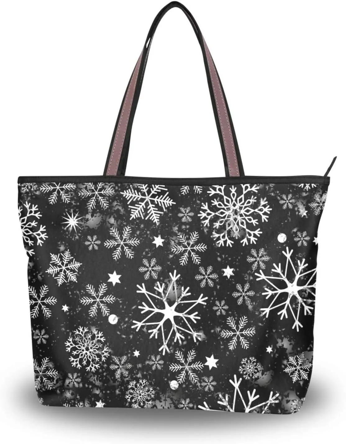 Christmas Handbag for Women Shoulder Bag Gym Tote Travel Shopping Satchel