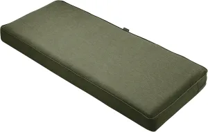 Classic Accessories Montlake FadeSafe Water-Repellent 48 x 18 x 3 Inch Outdoor Bench Cushion, Heather Fern