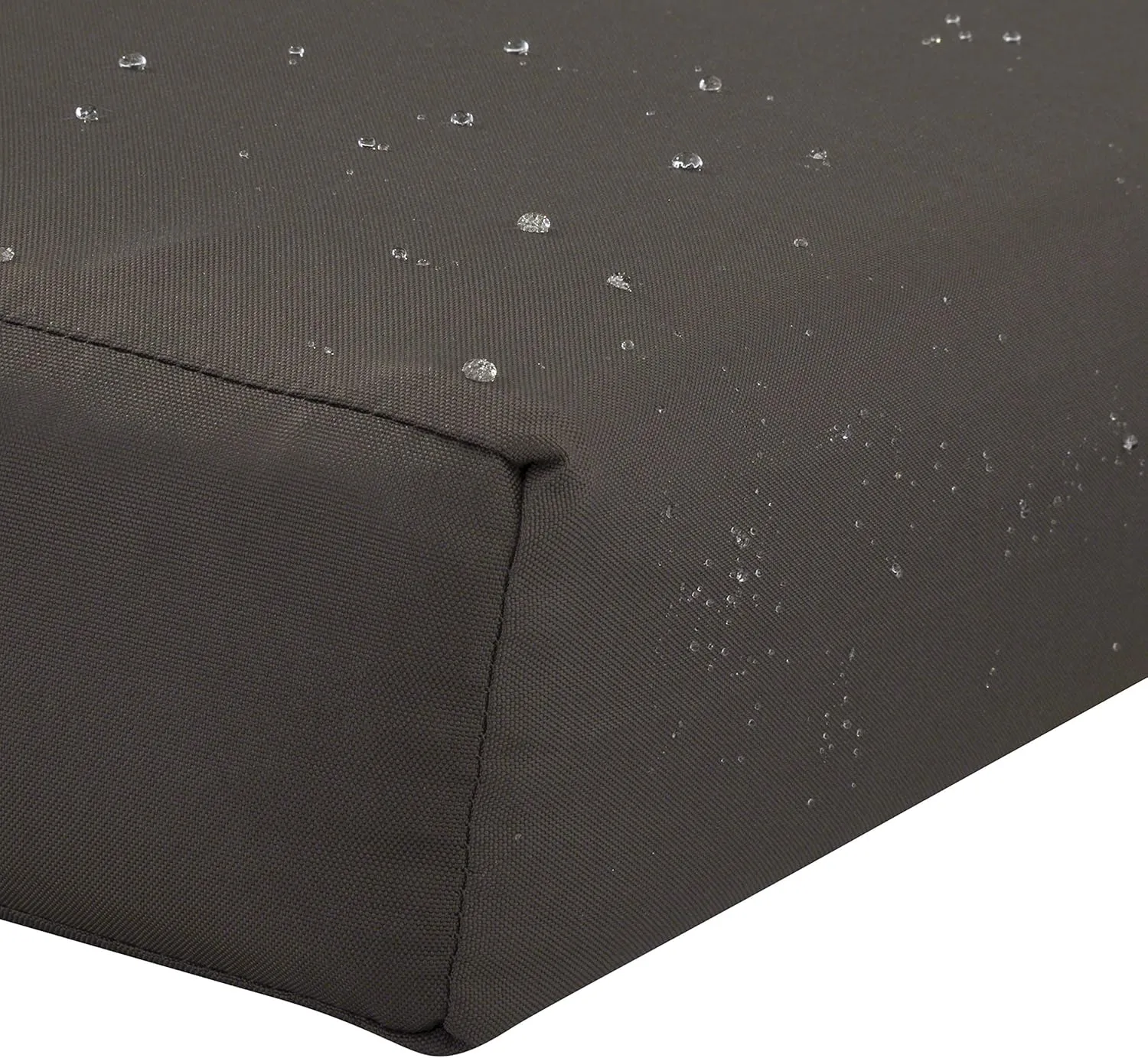 Classic Accessories Ravenna Water-Resistant 72 x 21 x 3 Inch Patio Chaise Lounge Cushion Slip Cover, Dark Taupe, Patio Furniture Cushion Covers