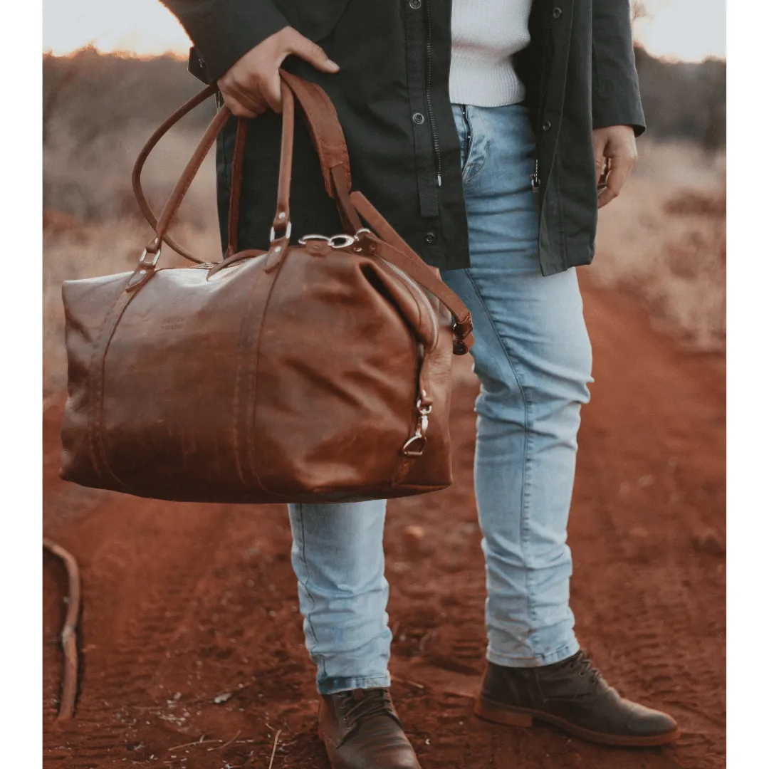 Classic Leather Duffle Bag