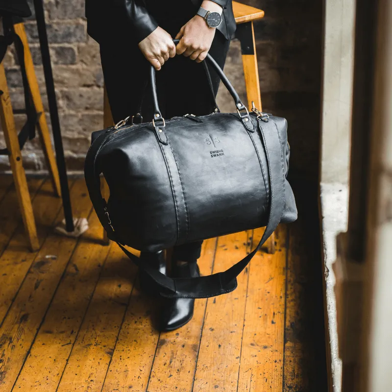 Classic Leather Duffle Bag