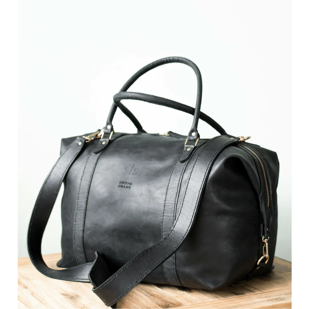 Classic Leather Duffle Bag