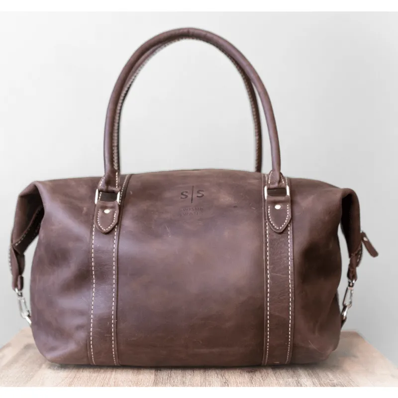Classic Leather Duffle Bag