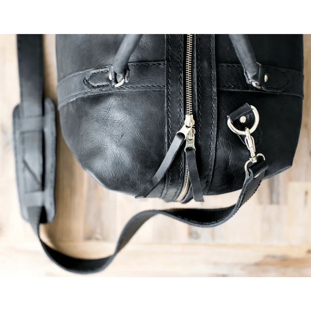 Classic Leather Duffle Bag