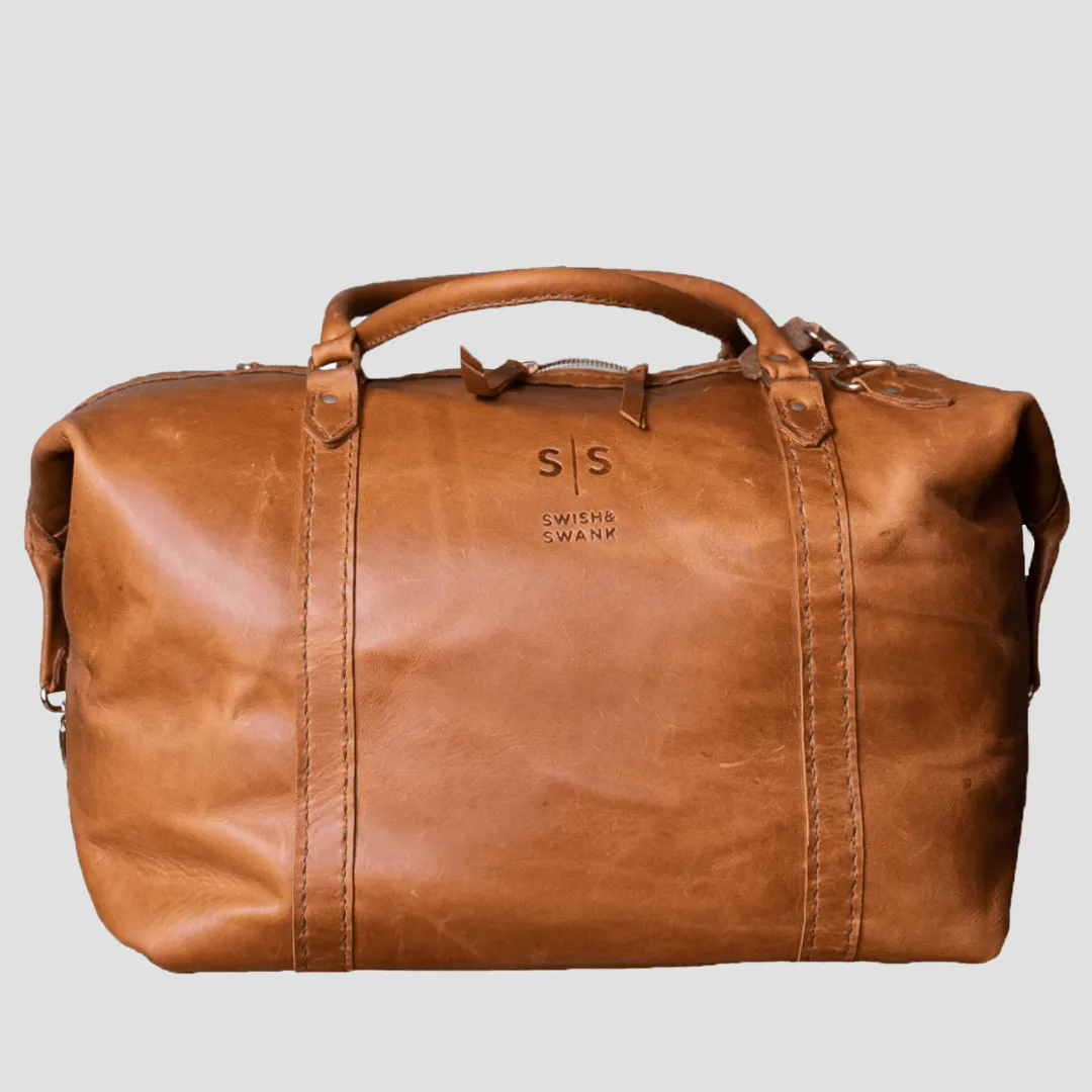 Classic Leather Duffle Bag