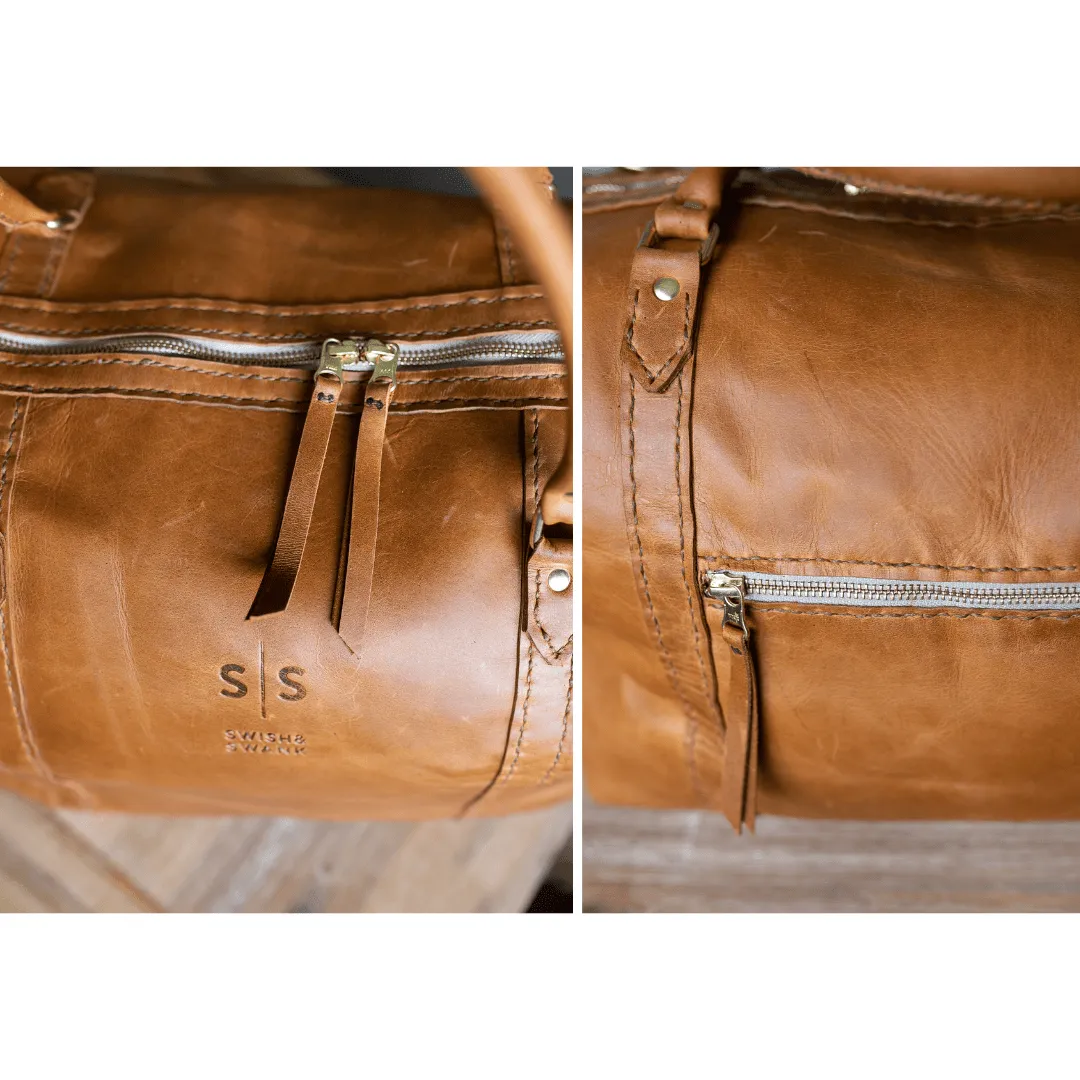 Classic Leather Duffle Bag
