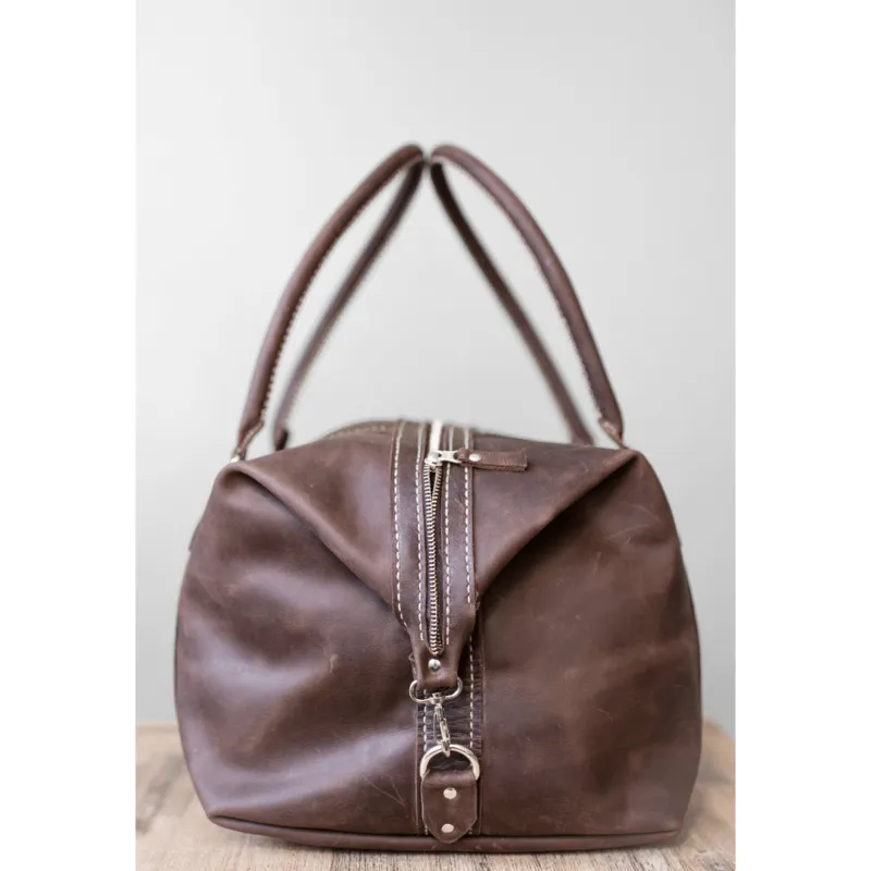 Classic Leather Duffle Bag