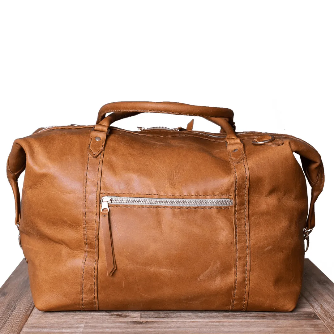 Classic Leather Duffle Bag