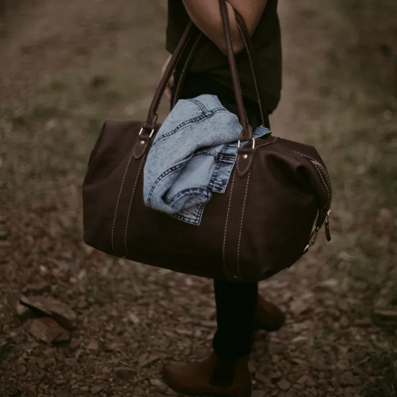 Classic Leather Duffle Bag